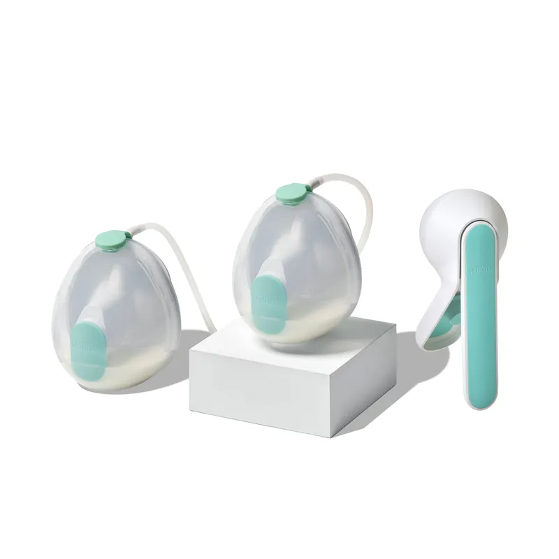 Wave 2-in-1 Double Manual Wearable Breast Pump + Cups