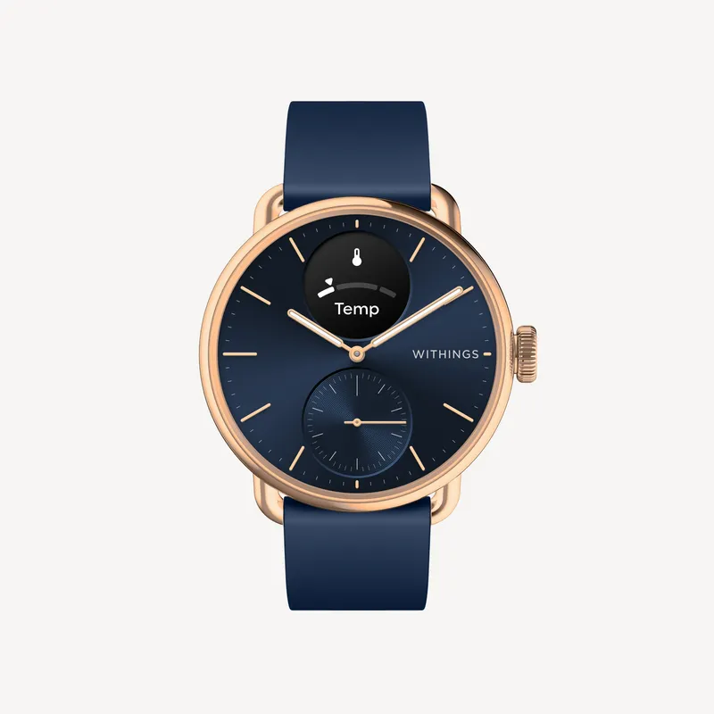 ScanWatch 2 38mm Blue & Rose Gold