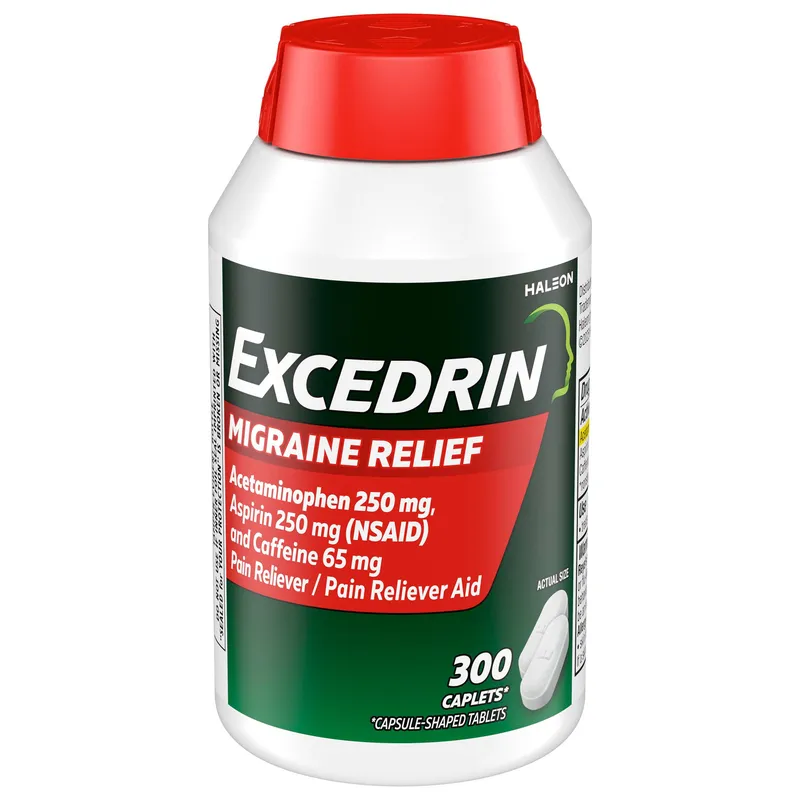 Excedrin Migraine for Migraine Relief, 300 Caplets