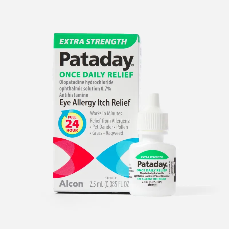 Pataday Extra-Strength Once Daily Eye Allergy Itch Relief Drops, 2.5mL