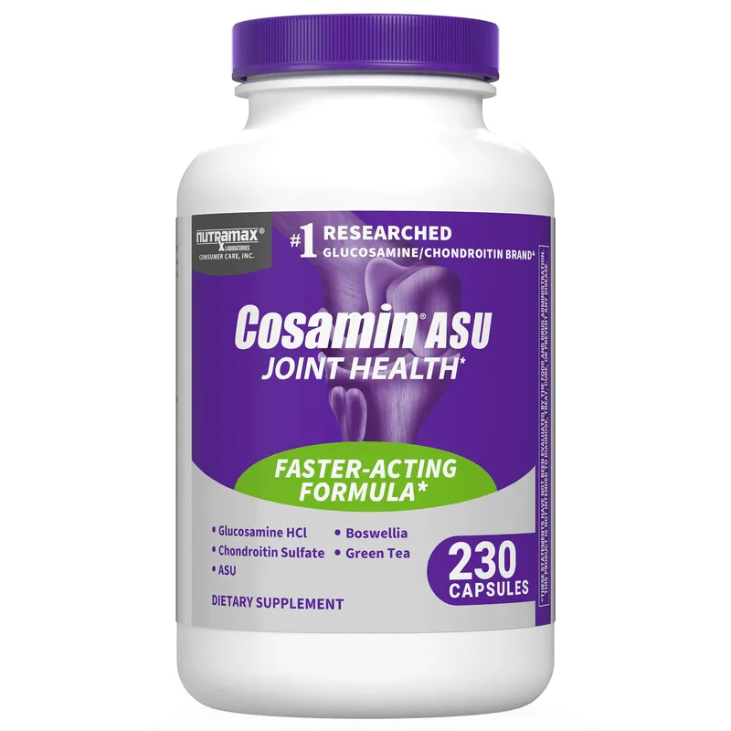 Nutramax Cosamin® ASU Joint Health Supplement with Glucosamine, Chondroitin & ASU for Men’s & Women's Joint Health, 230 Capsules