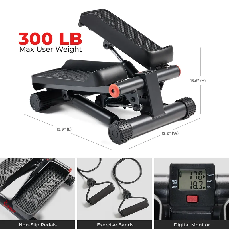 SMART Mini Stepper with Exercise Bands