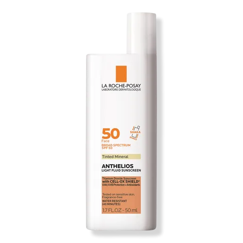 Anthelios Mineral Tinted Ultra Light Face Sunscreen Fluid SPF 50