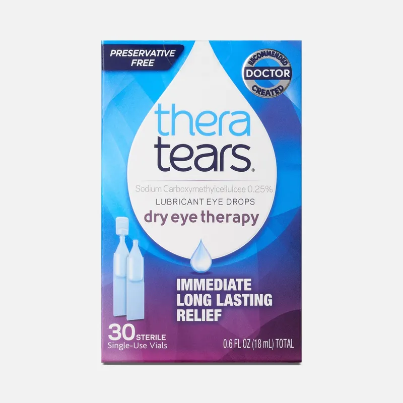 TheraTears® Dry Eye Therapy Preservative-Free Lubricant Eye Drops, Single-Use, 30 ct.