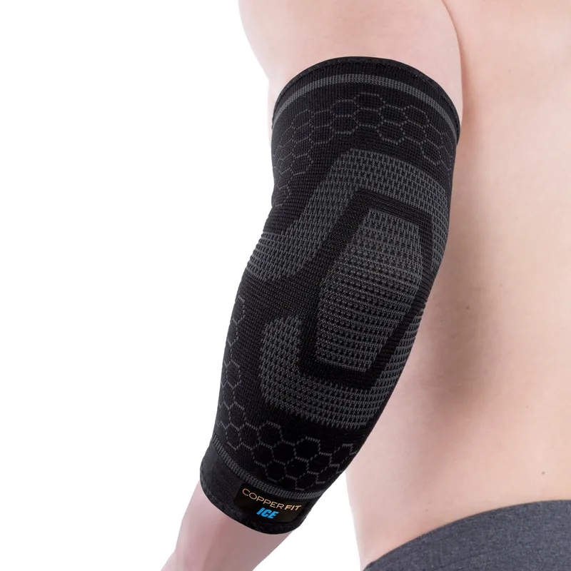 Ice Compression Elbow Sleeve Menthol-Infused