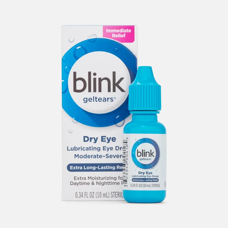 Bausch + Lomb Blink GelTears Lubricating Eye Drops, 0.34 fl oz.