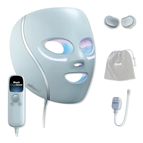 CryoGlow Red Blue & Infrared iQLED Face Mask & Under Eye Cooling