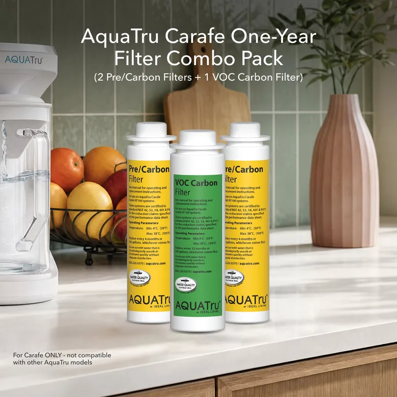 Carafe ONLY One-Year Filter Combo Pack