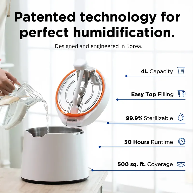 Carepod One - Stainless Steel Humidifier
