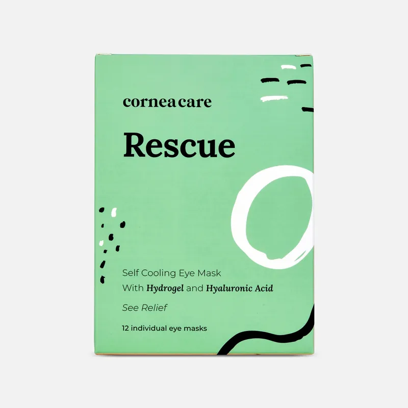 CorneaCare Rescue Self-Cooling Hydrogel Eye Masks, 12 ct.