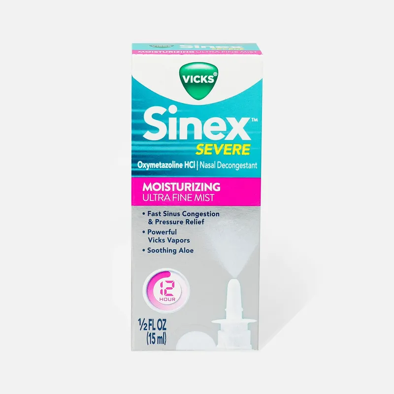 Vicks Sinex Severe Nasal Spray, Original, Ultra Fine Mist