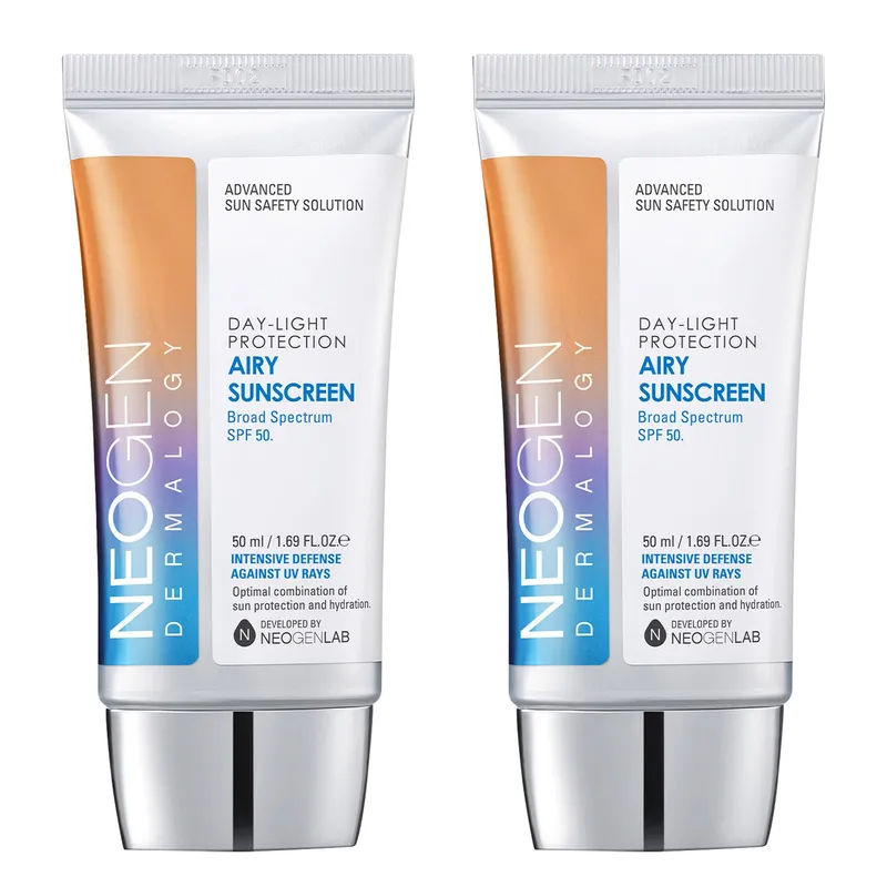Neogen-Dermology Day-Light Protection Airy Sunscreen SPF 50, 1.69 fl oz, 2-pack