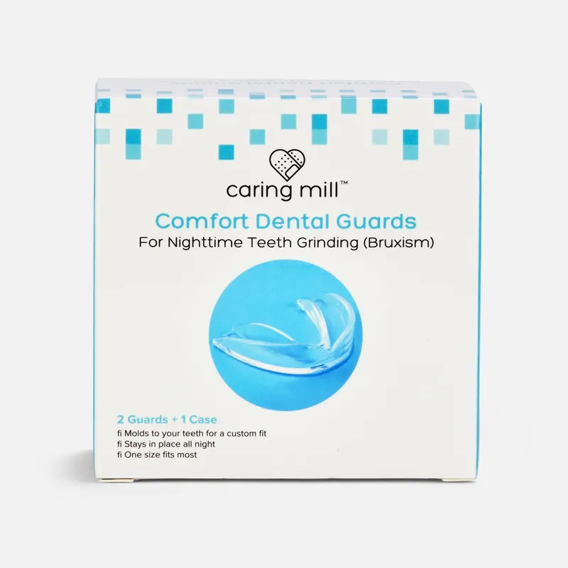 Caring Mill™ Comfort Nighttime Dental Guards – 2 Guards 1 Case