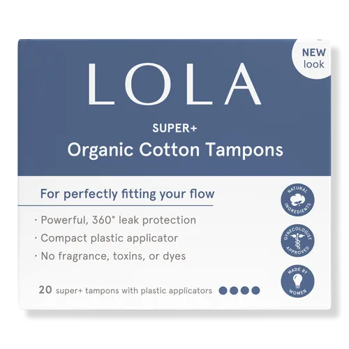 LOLA Super Plus Organic Cotton Tampons