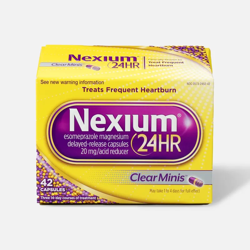 Nexium 24HR Clear Mini Capsules, 42 ct.