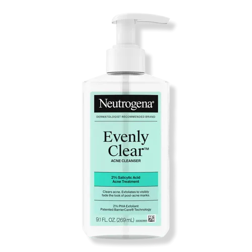 Neutrogena Evenly Clear Acne Cleanser with Salicylic Acid