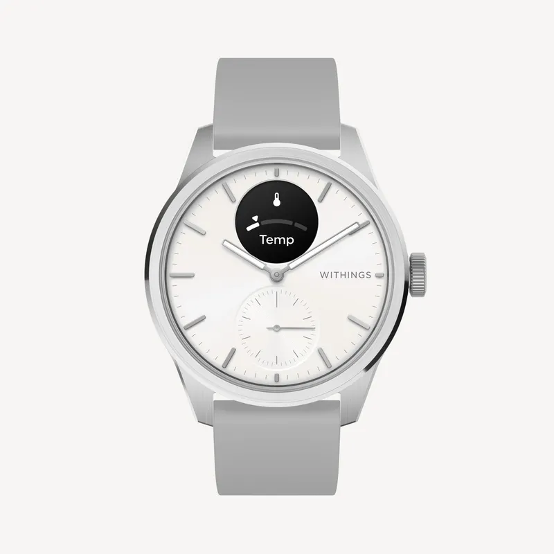 ScanWatch 2 42mm White & Silver