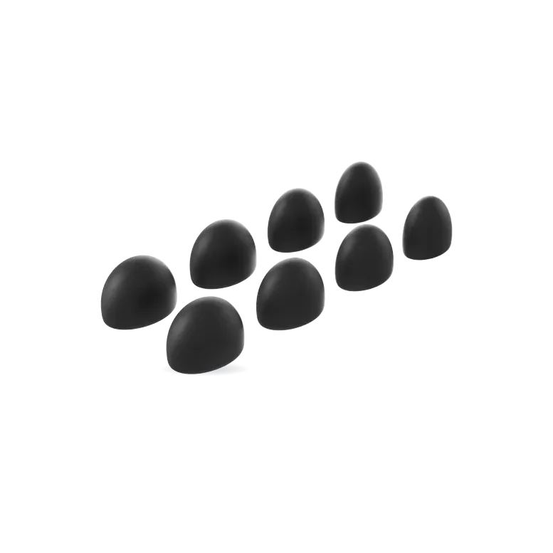 Loop Dream™ Foam-Silicone Ear Tips - Black (Mixed Sizes)