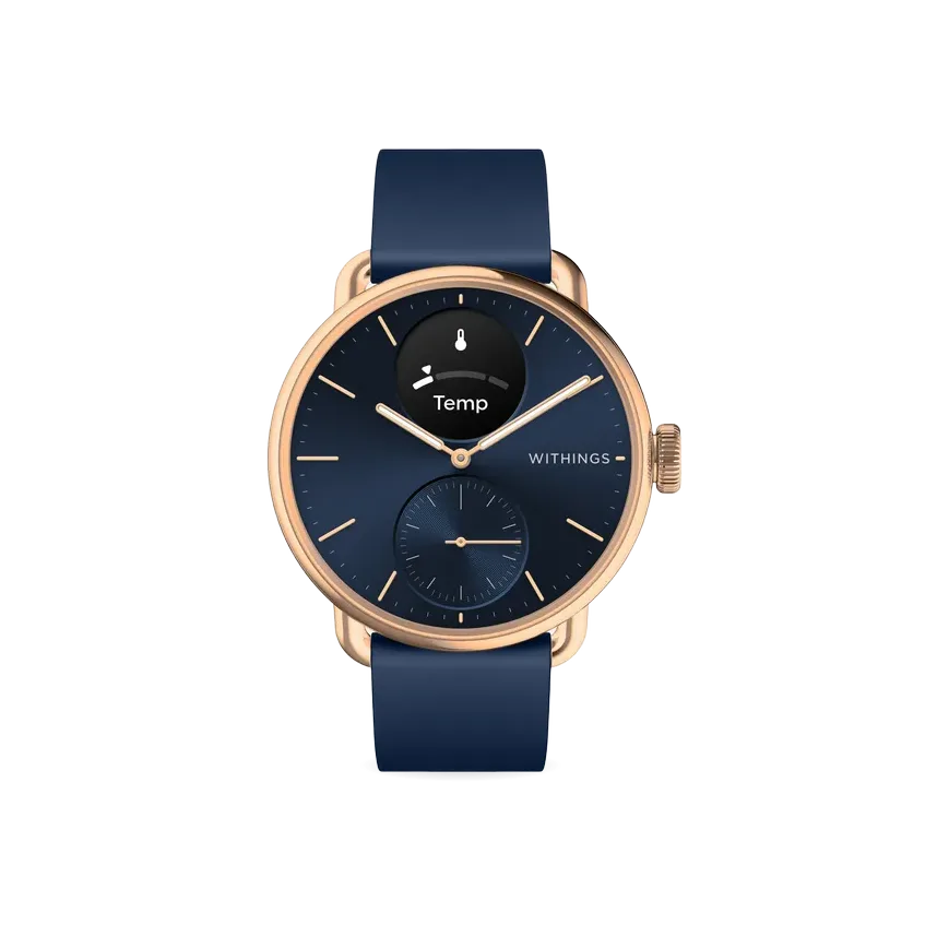 ScanWatch 2 38mm Blue & Rose Gold