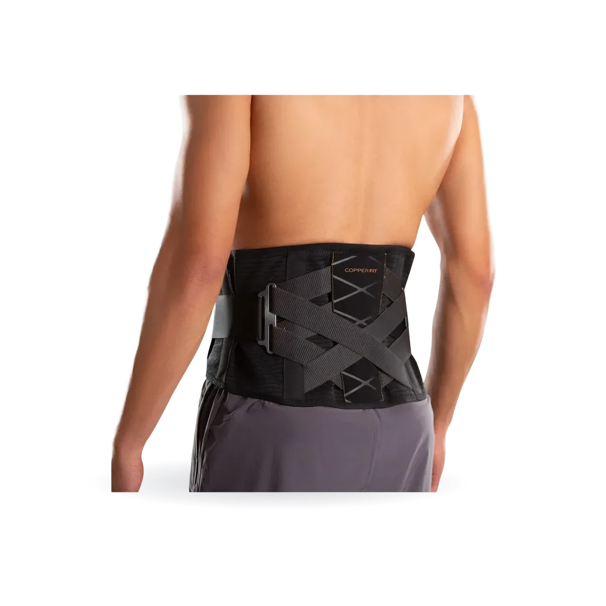 Copper Fit X-Back: Adjustable Back Support Belt - Copper Fit