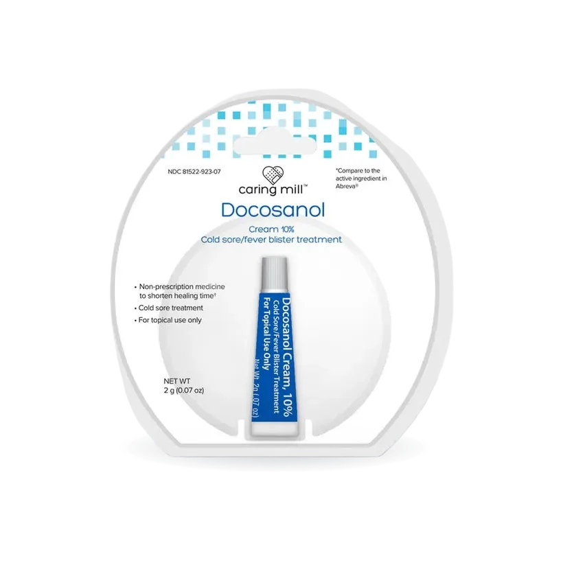 Caring Mill™ Docosanol 10% Cream Tube, Treatment for Cold Sore/Fever .07 oz. Tube