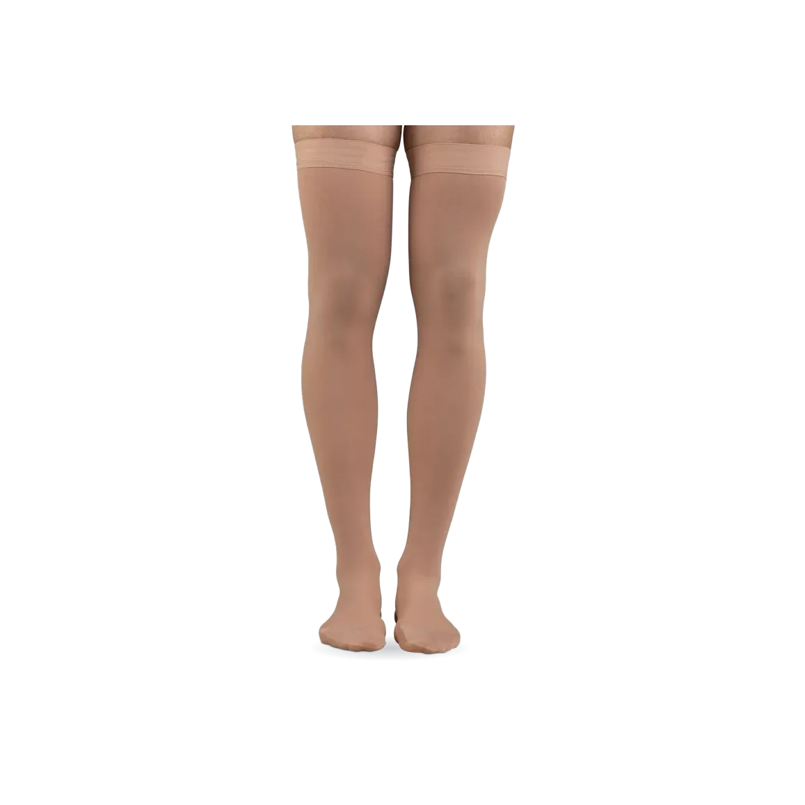 Microfiber Opaque +Plus Thigh High Stockings 30-40mmHg