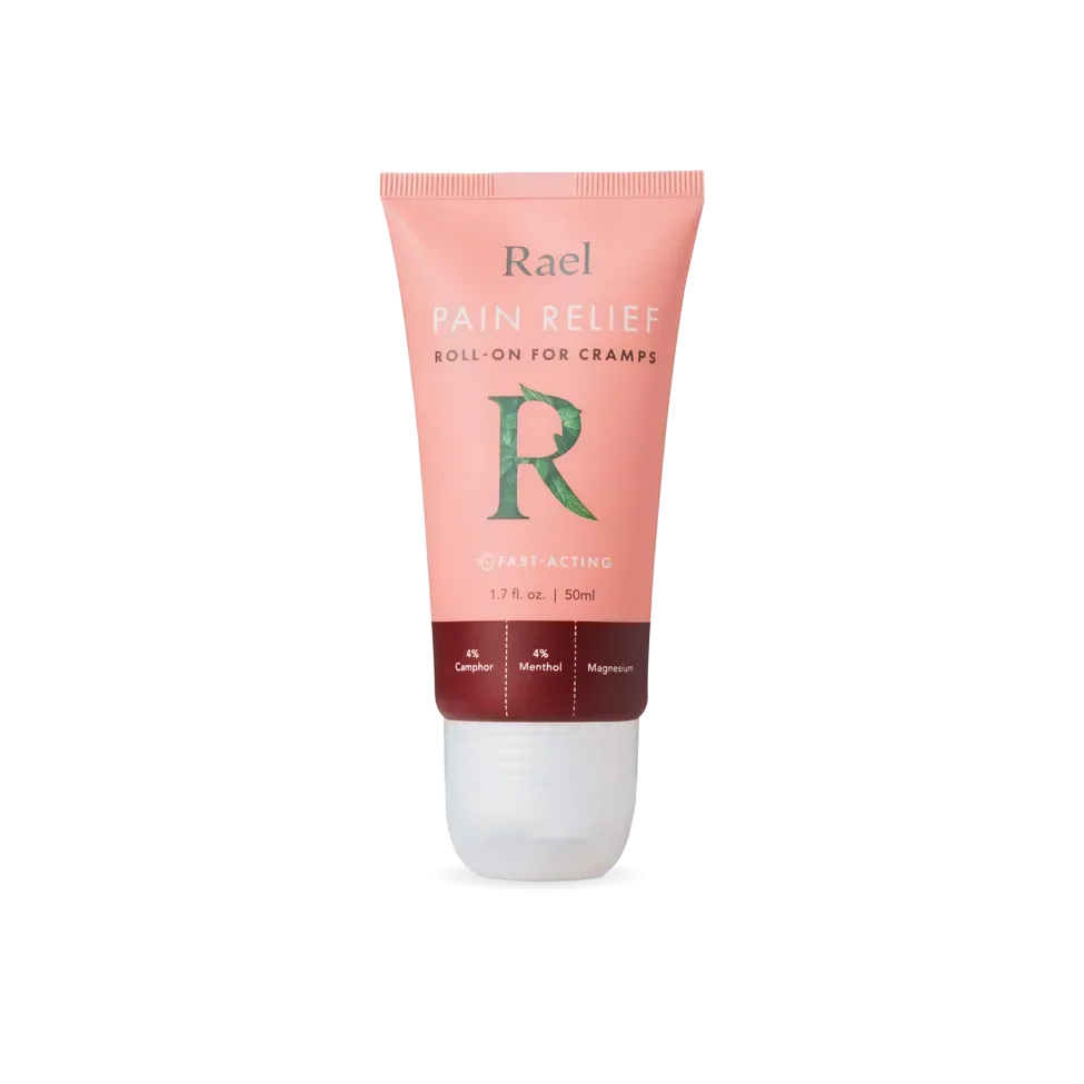 Rael Pain Relief Roll-On for Cramps, 1.7 fl oz.
