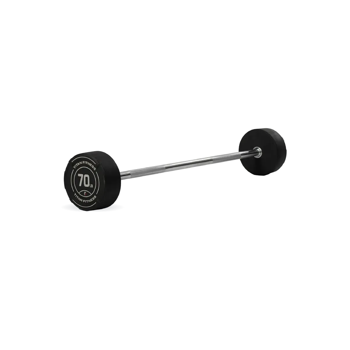70 LB Straight Fixed Urethane Barbell