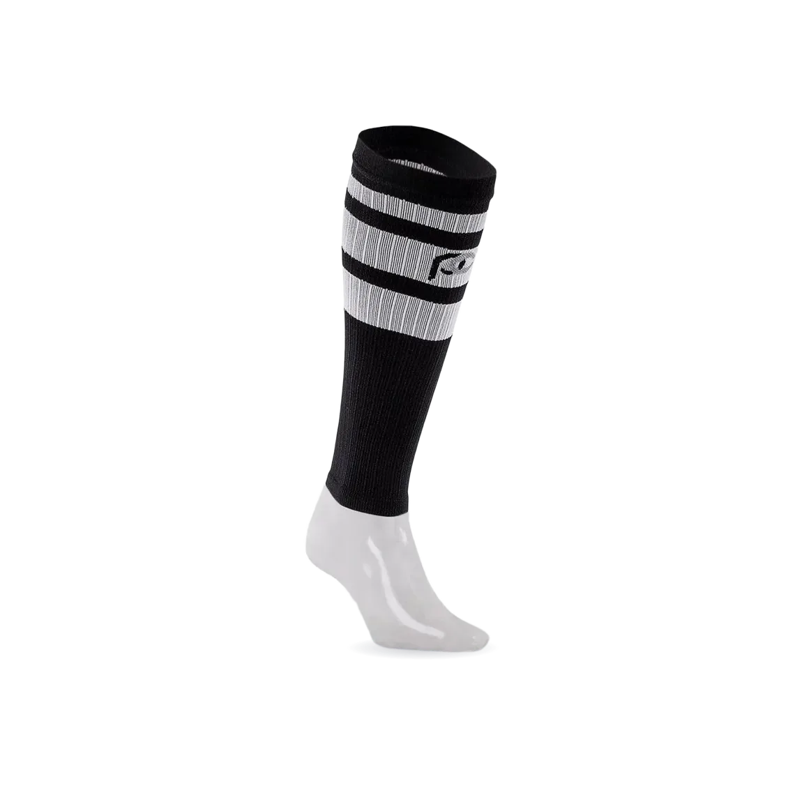 Calf Sleeves, Black Classic Stripe