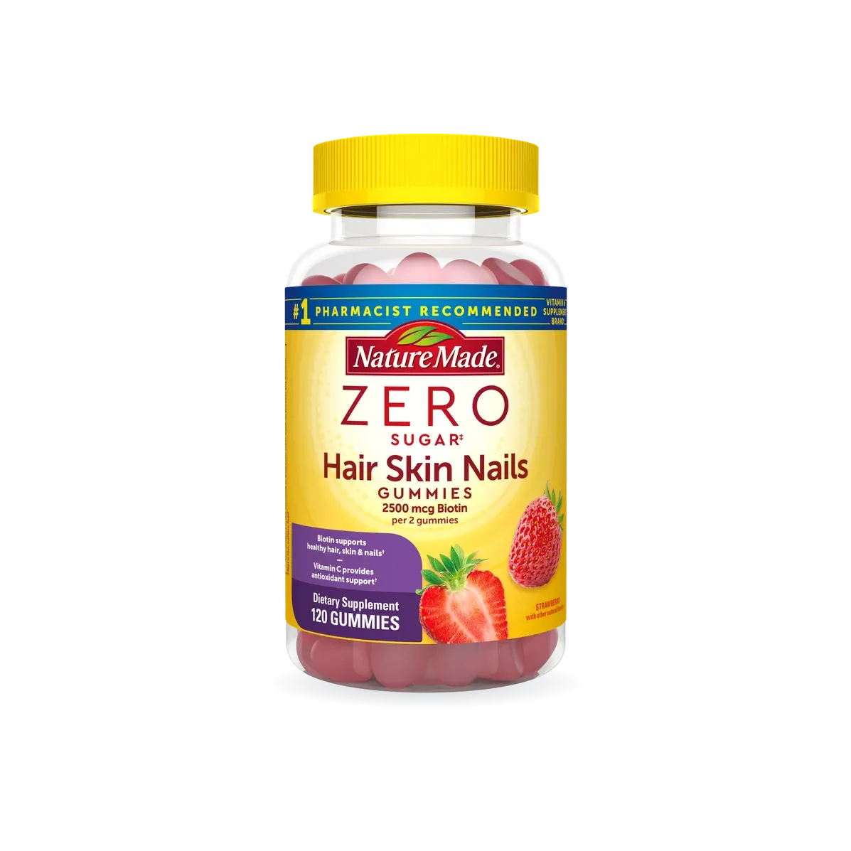 Zero Sugar‡ Hair Skin Nails Gummies