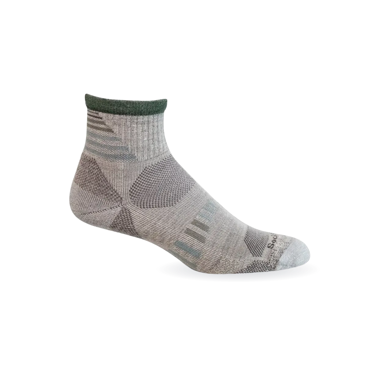 Men's Ascend II Quarter | Moderate Compression Socks
