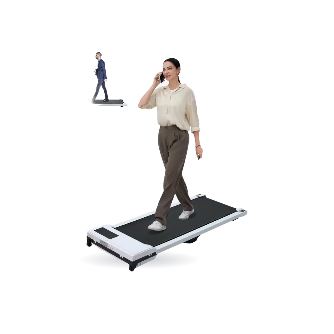 Quiet 2.0 HP 3-in-1 Portable Walking Treadmill