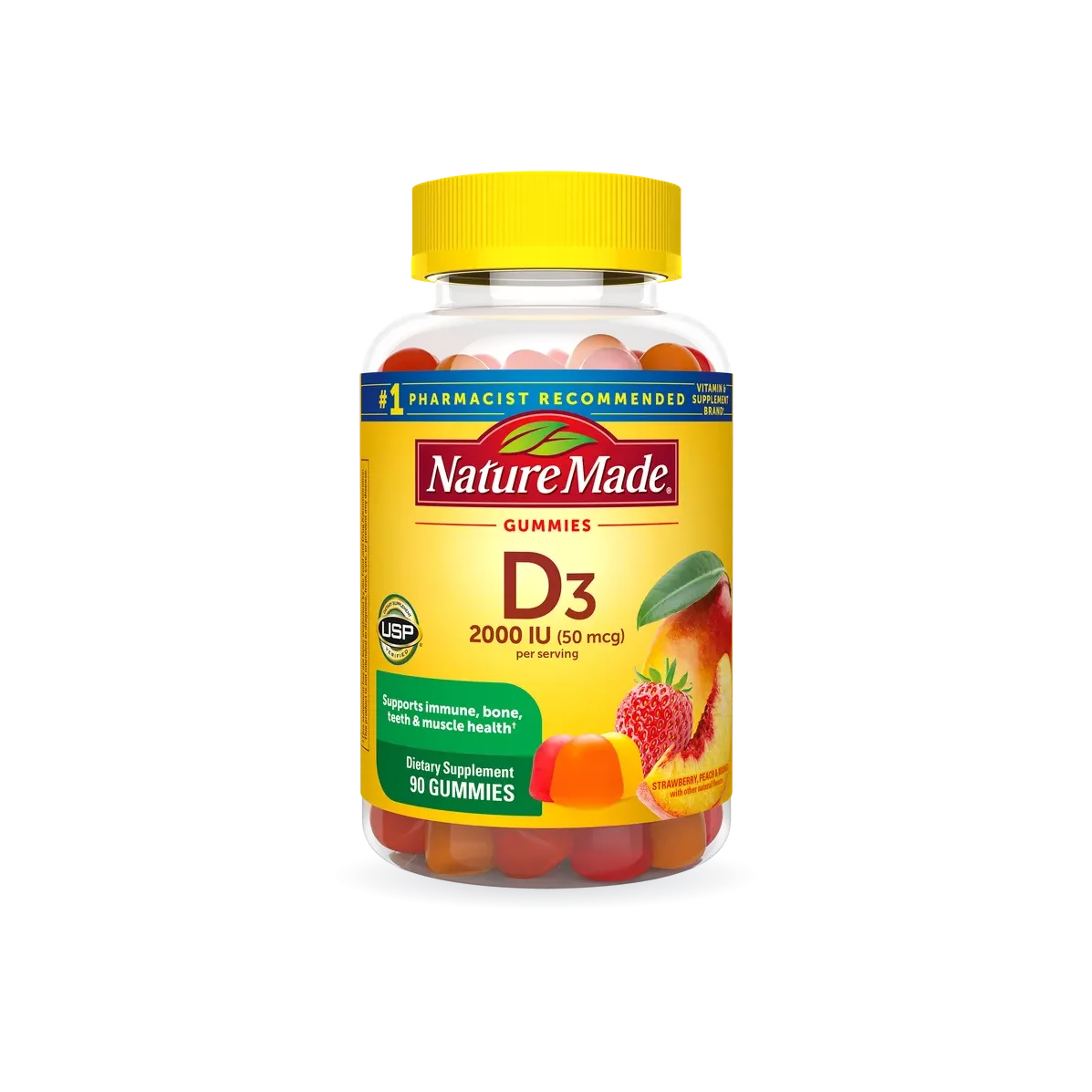 Vitamin D3 2000 IU (50 mcg) Gummies