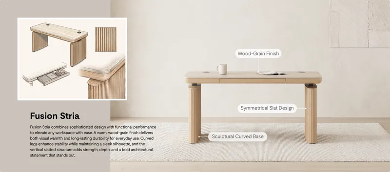 Fusion Stria Modern Standing Desk