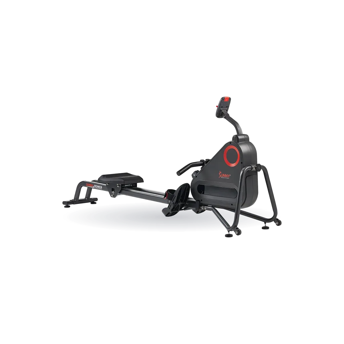 Premium Smart Quiet Dual Slide Rail Magnetic Rowing Machine