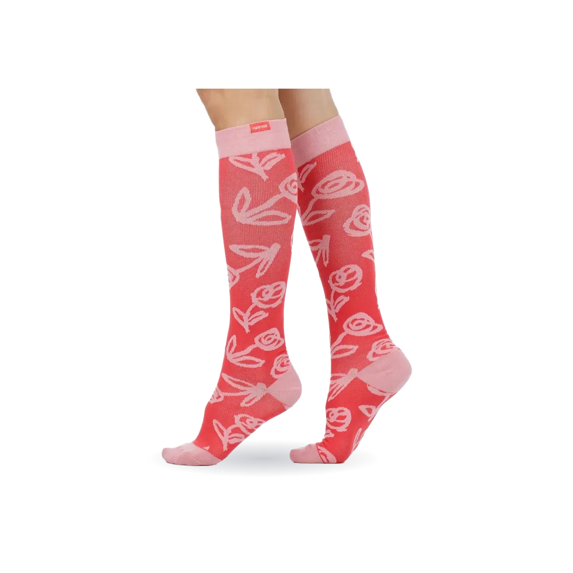 Mod Rose (Cotton Compression Socks)