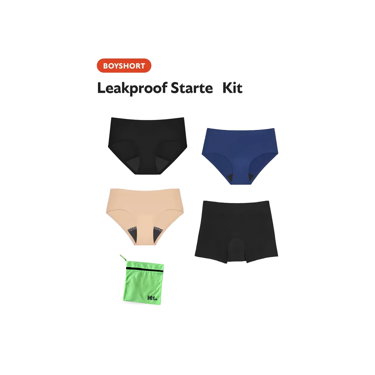 Teen Leakproof Starter Kit - Boyshort