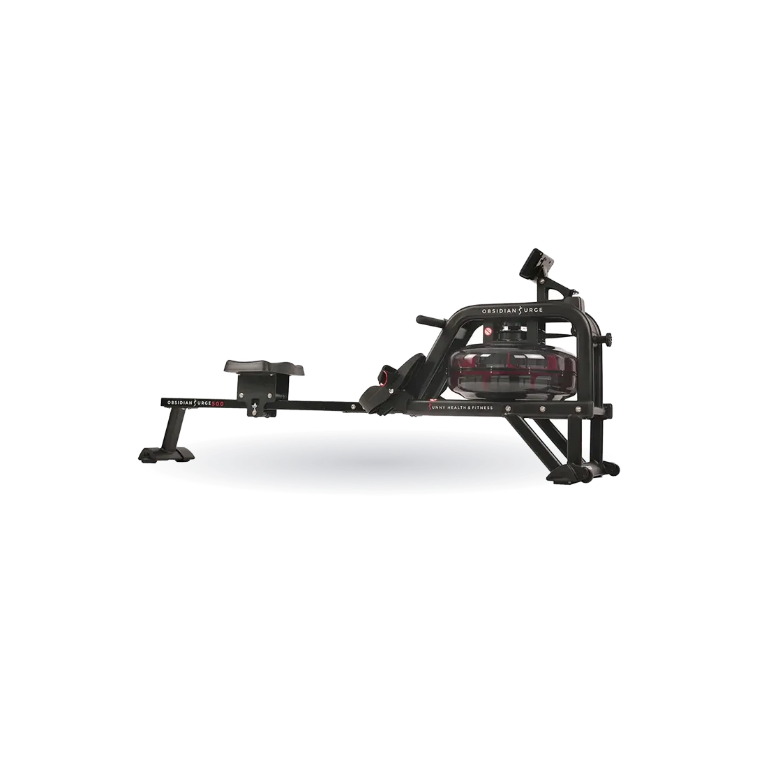 Obsidian Surge Water Rowing Machine Rower w/ LCD Monitor
