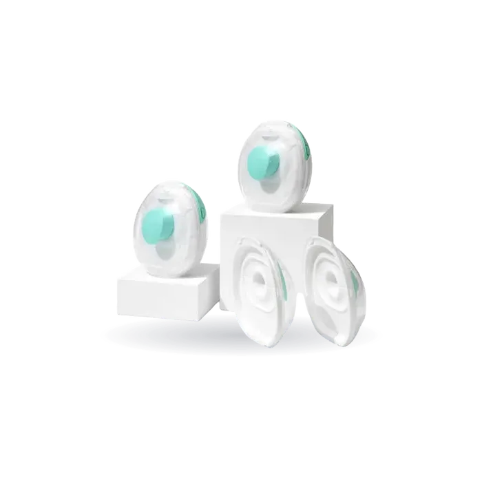 Willow Go® Pump and 7 oz Breast Milk Containers