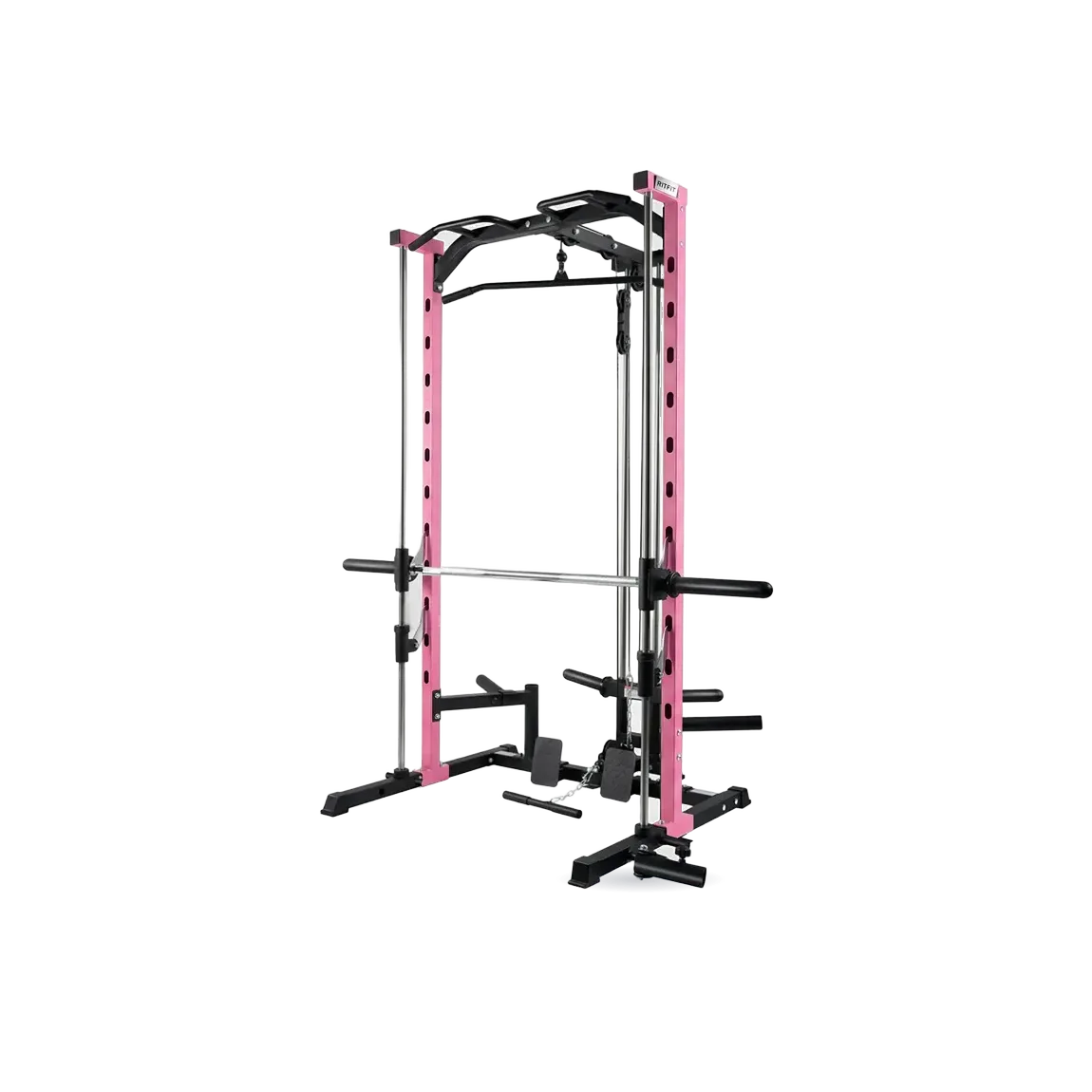 RitFit PSR05 2.0 Pink Smith Machine with LAT-Pull Down
