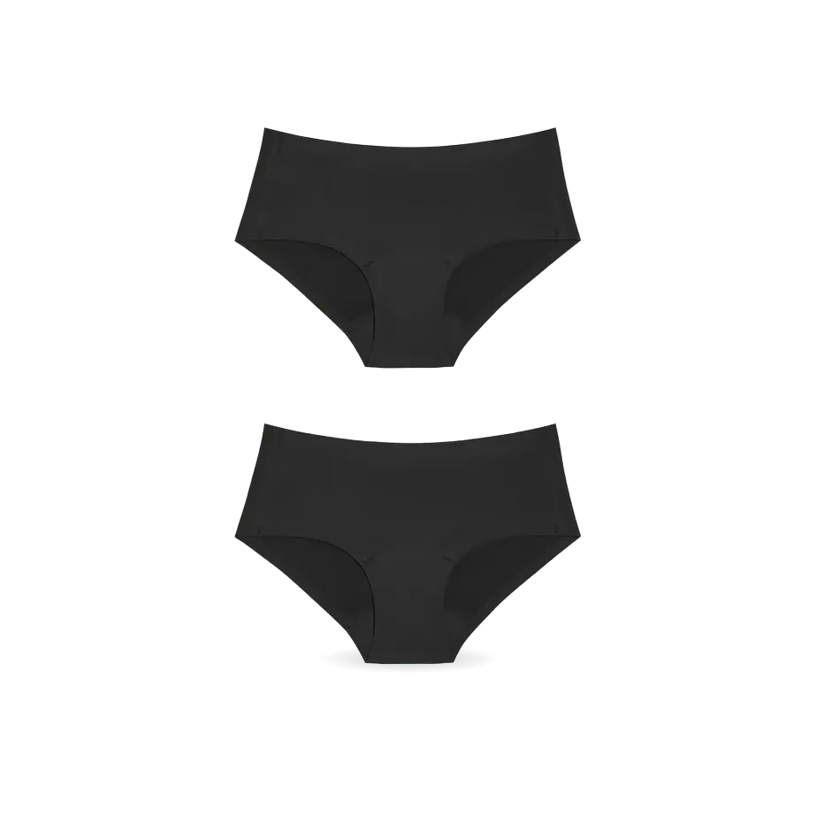 Teen Light Leakproof No-Show Boyshort 2-Pack - Last Call
