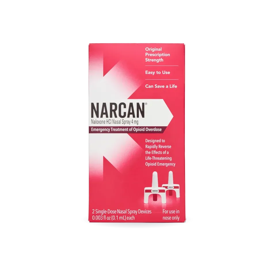 Narcan Naloxone HCI Nasal Spray, 4mg (2-Pack)