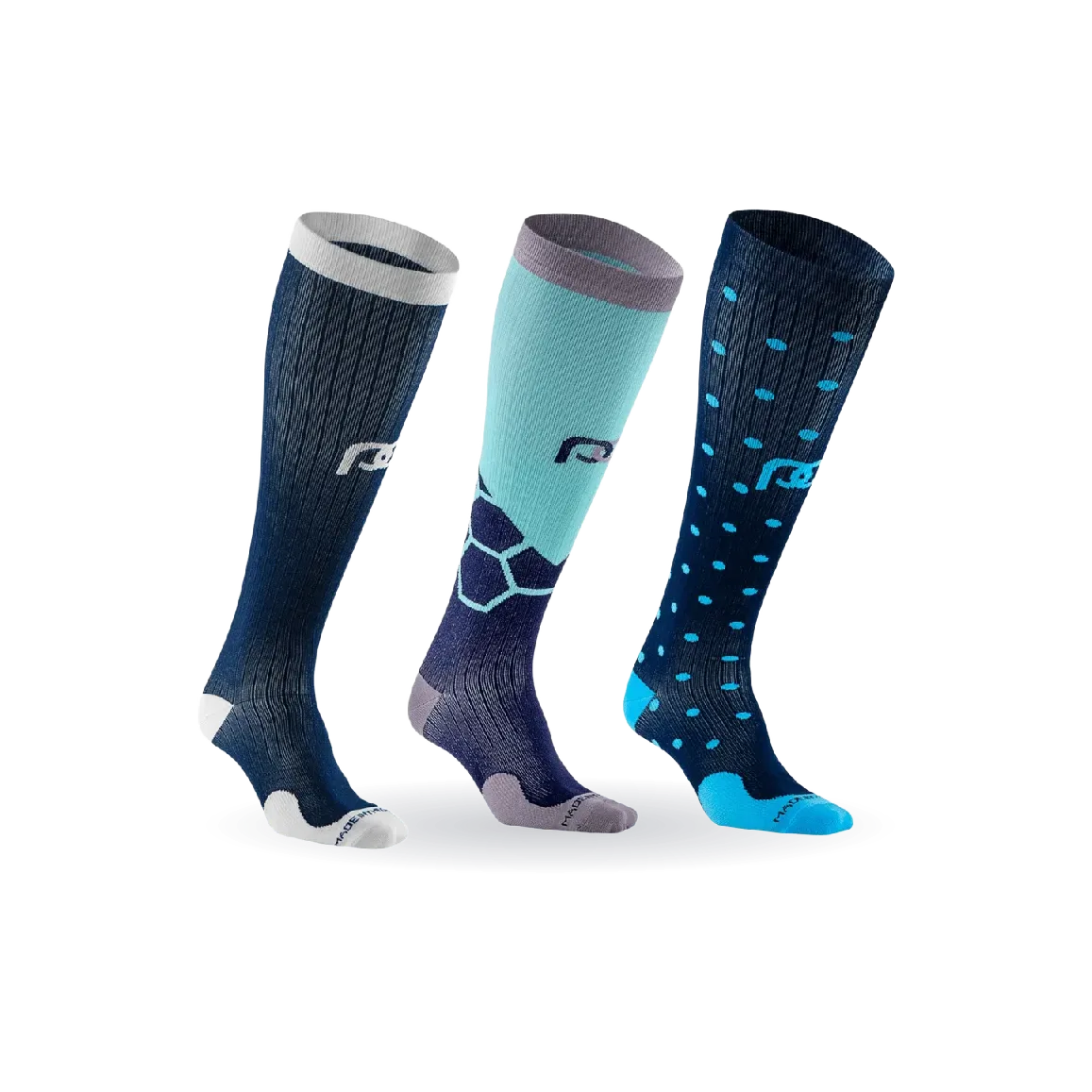 Marathon, Navy Stride | 3-Pair Bundle