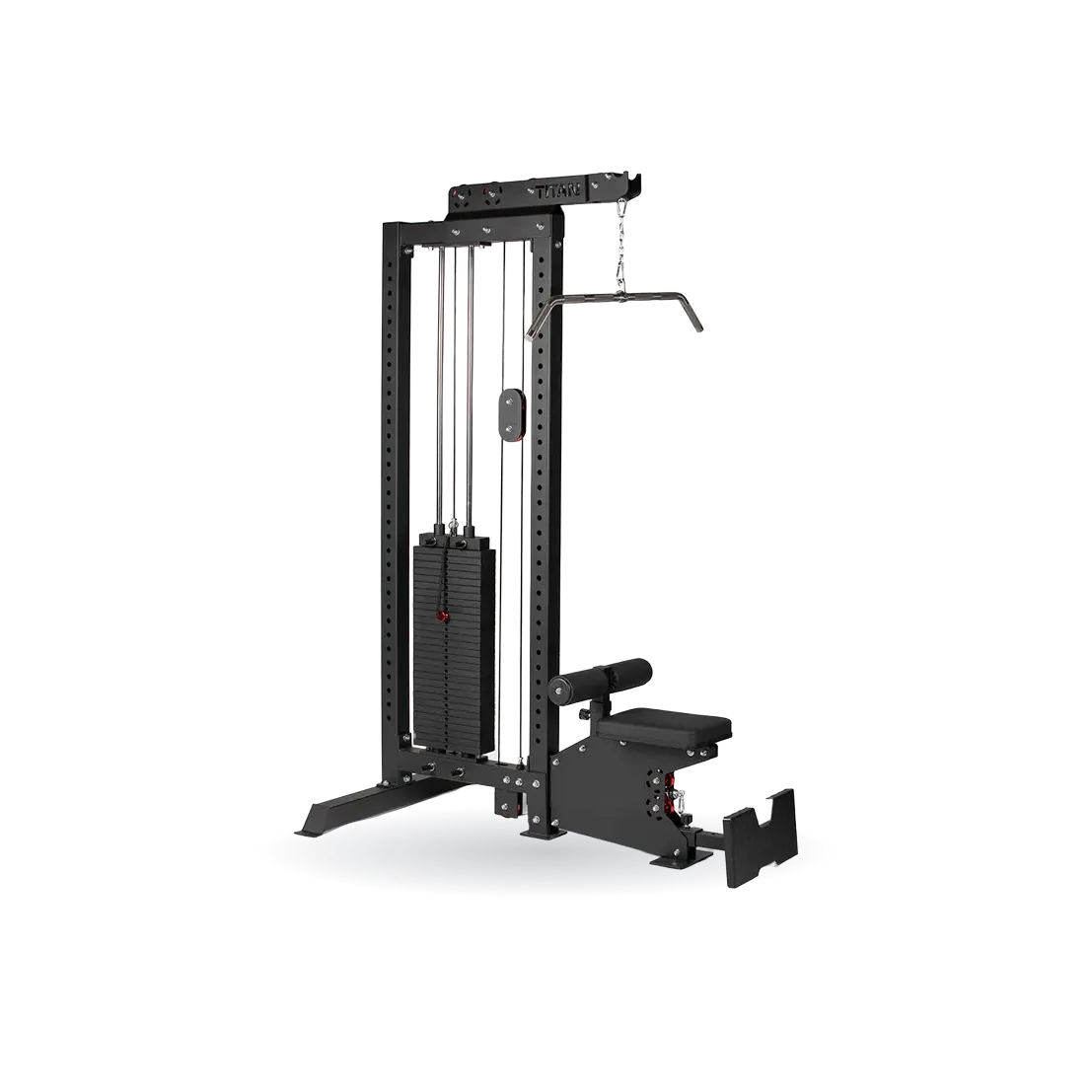 Lat Tower Pulldown & Cable Row Machine | 10 - 300 LB Selector