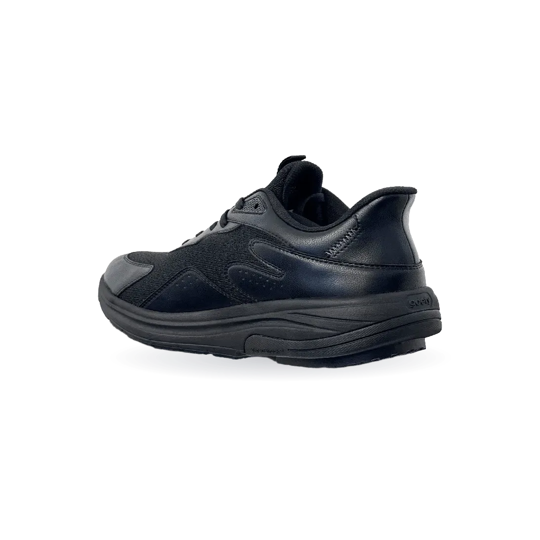 Men Energiya Black Slip Resistant Slip On
