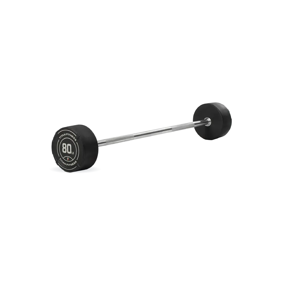 80 LB Straight Fixed Urethane Barbell