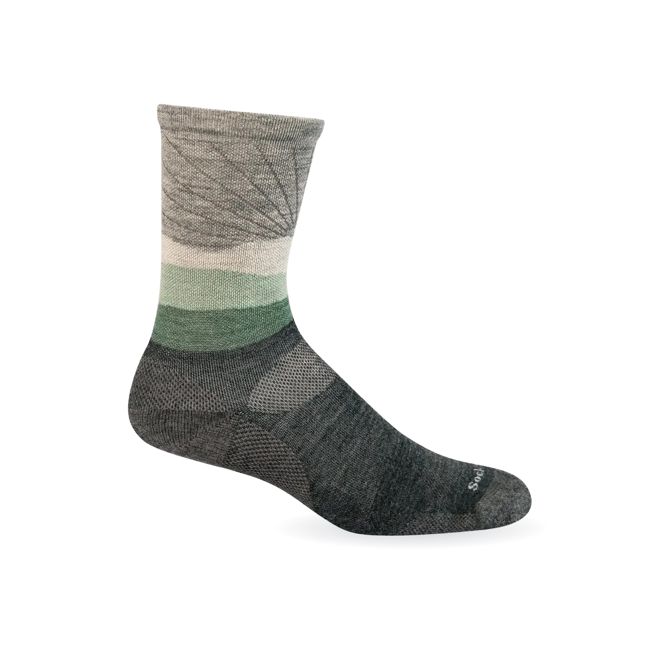 Women's Sunburst Crew | Moderate Graduated Compression Socks