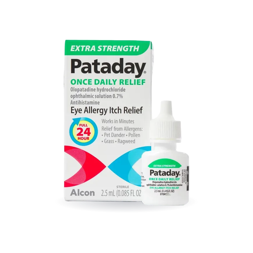 Pataday Extra-Strength Once Daily Eye Allergy Itch Relief Drops, 2.5mL