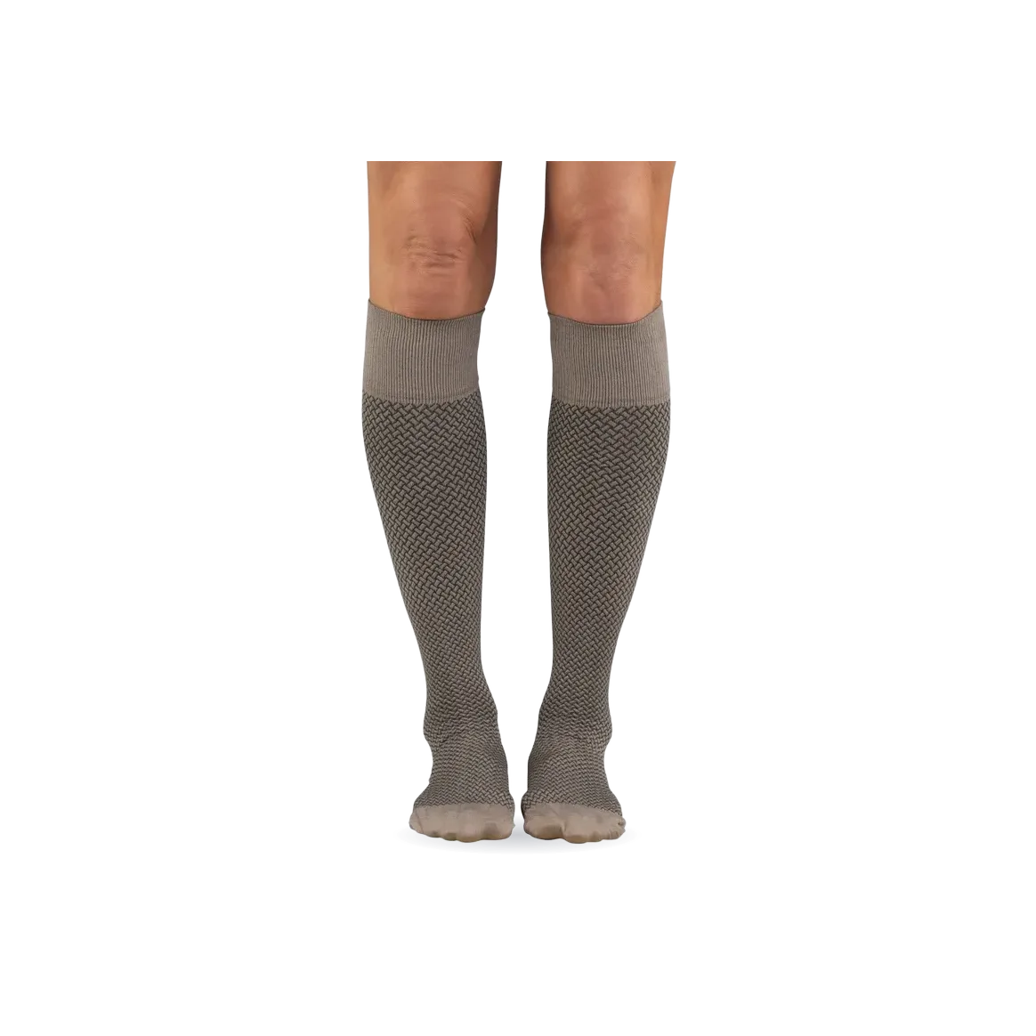 Everyday Style Basketweave Below Knee Socks