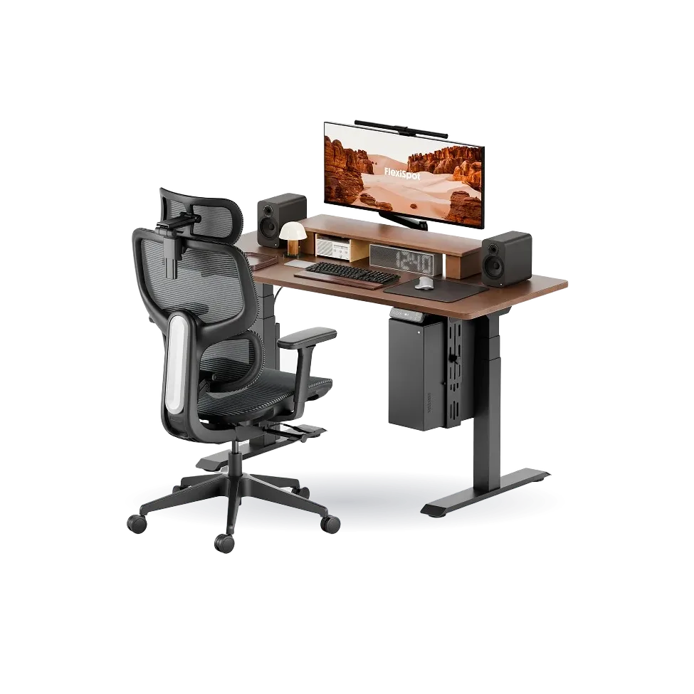 Rubberwood Standing Desk Set